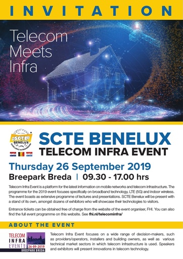Uitnodiging SCTE Benelux Infra Lecture