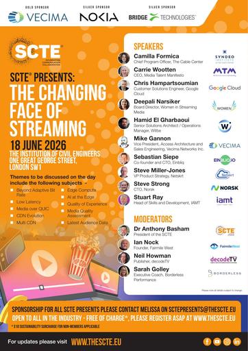 Speakers for the Changing Face of Streaming